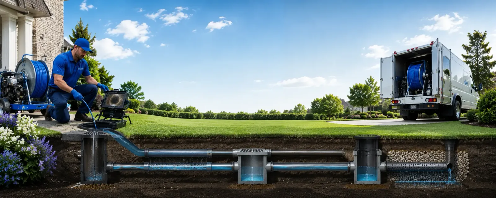 Outdoor drain cleaning information for Pittsville, VA